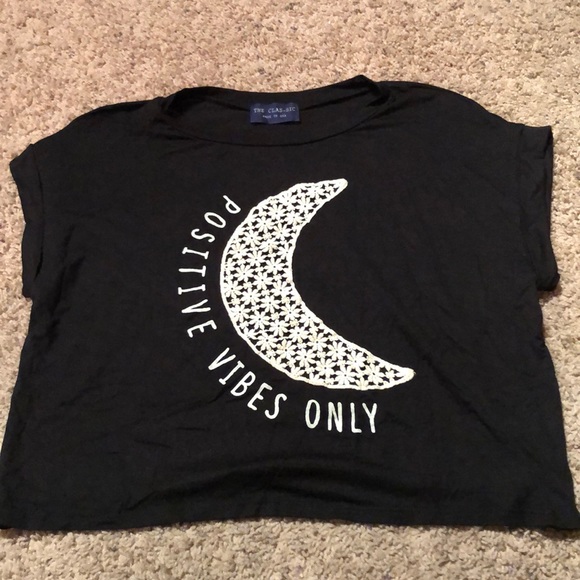 Positive message crop moon top - Picture 1 of 3